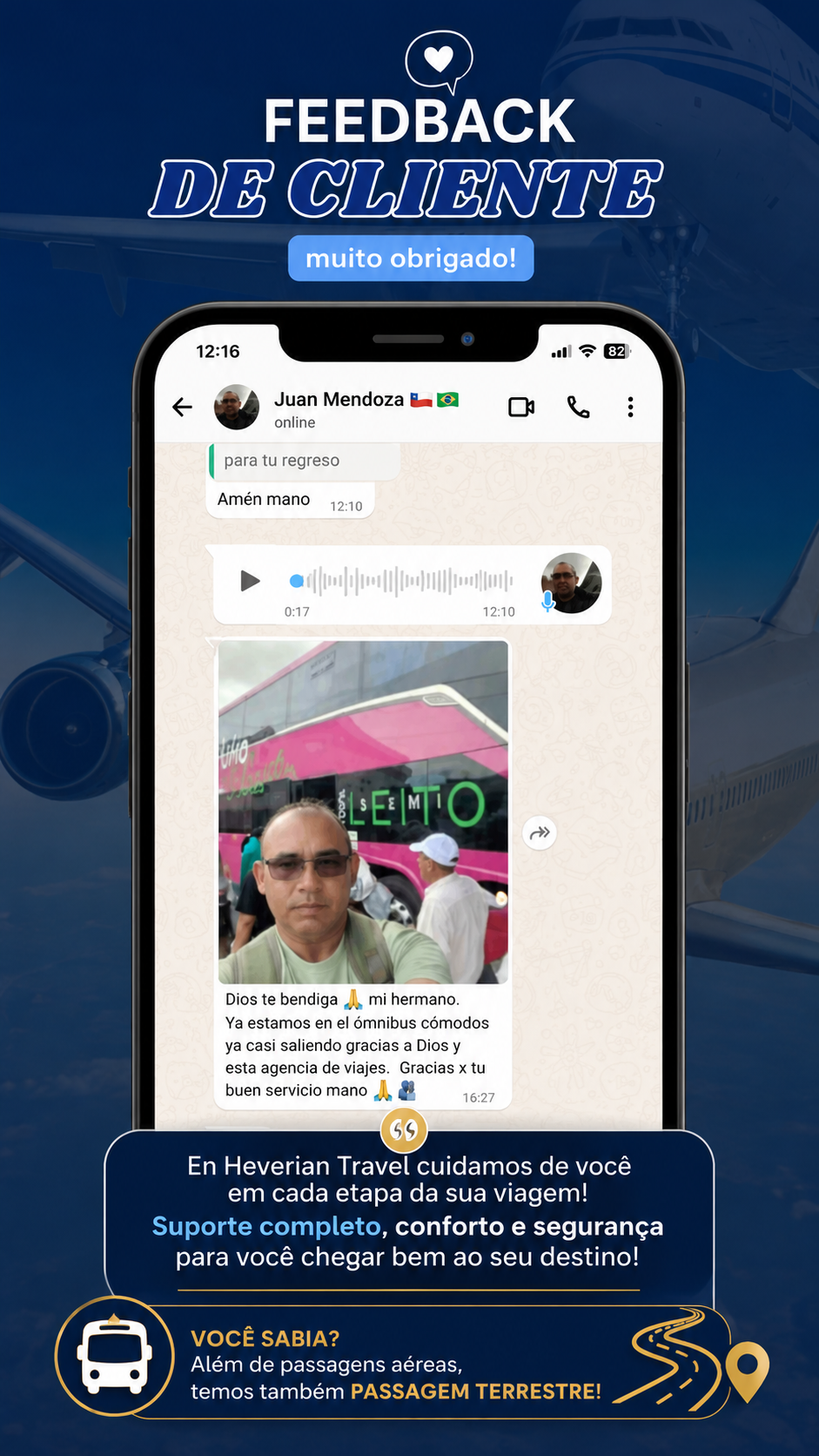 Depoimento real de cliente Juan Mendoza